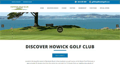 Desktop Screenshot of howickgolf.co.nz